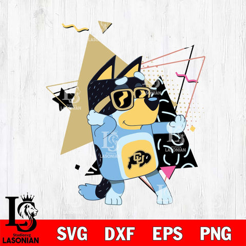 Colorado Buffaloes Bluey 4 Svg Eps Dxf Png File, Digital Download, Instant Download