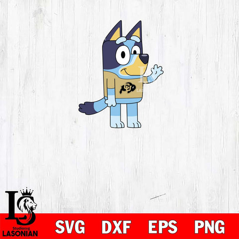 Colorado Buffaloes Bluey 5 Svg Eps Dxf Png File, Digital Download, Instant Download