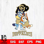 Colorado Buffaloes Bluey & Bingo 3 Svg Eps Dxf Png File, NCAA svg, Digital Download, Instant Download