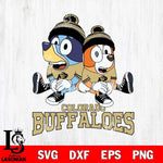 Colorado Buffaloes Bluey & Bingo 8 Svg Eps Dxf Png File, NCAA svg, Digital Download, Instant Download