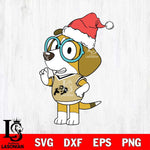 Colorado Buffaloes Bluey Honey Christmas Svg Eps Dxf Png File, Digital Download, Instant Download