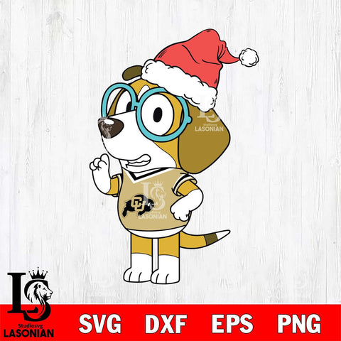 Colorado Buffaloes Bluey Honey Christmas Svg Eps Dxf Png File, Digital Download, Instant Download