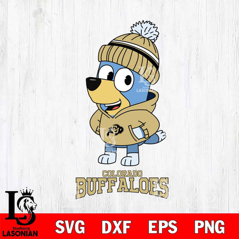 Colorado Buffaloes Bluey Hoodie Sport Svg Eps Dxf Png File, Digital Download ,Instant Download, Cricut File