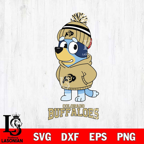 Colorado Buffaloes Bluey Hoodie rugby Svg Eps Dxf Png File, Digital Download ,Instant Download, Cricut File