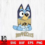 Colorado Buffaloes Bluey Styles Football Svg Eps Dxf Png File,NCAA Svg Files,Bluey svg ,Digital Download ,Instant Download, Cricut File