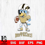 Colorado Buffaloes Bluey rugby Svg Eps Dxf Png File, Digital Download ,Instant Download, Cricut File