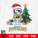 Colorado Buffaloes Christmas Bluey Tree Sport Cut Files,Bluey Cricut,Christmas Svg , Bluey svg , Digital Download, dxf eps png pdf file