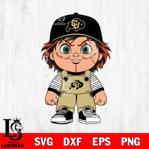 Colorado Buffaloes Chucky Horror Svg Eps Dxf Png File, NCAA svg, Digital Download, Instant Download