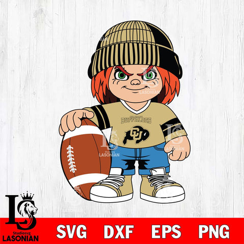 Colorado Buffaloes Chucky Horror 4 Svg Eps Dxf Png File, NCAA svg, Digital Download, Instant Download