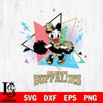 Colorado Buffaloes Cute Daisy Duck Cheerleader SVG DXF EPS PNG FILE, NCAA File Cut,Digital Download,Instant Download
