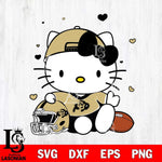 Colorado Buffaloes Cute Hello Kitty Football Svg Eps Dxf Png File, NCAA svg, Digital Download, Instant Download