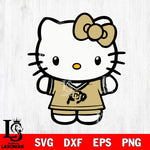 Colorado Buffaloes Cute Hello Kitty Football 6 Svg Eps Dxf Png File, NCAA svg, Digital Download, Instant Download
