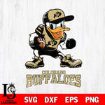 Colorado Buffaloes Donal Duck Disney, Svg Eps Dxf Png File, Digital Download