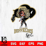 Colorado Buffaloes Fan Girl Svg Eps Dxf Png File, Digital Download, Instant Download