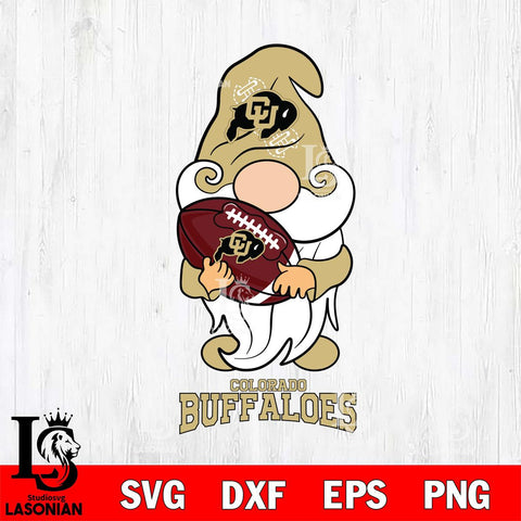 Colorado Buffaloes Gnomes Christmas football Svg Eps Dxf Png File, Digital Download, Instant Download
