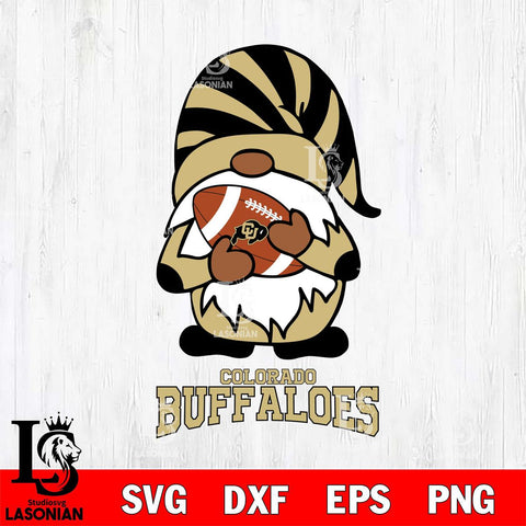Colorado Buffaloes Gnomes Football Svg Eps Dxf Png File, Digital Download, Instant Download