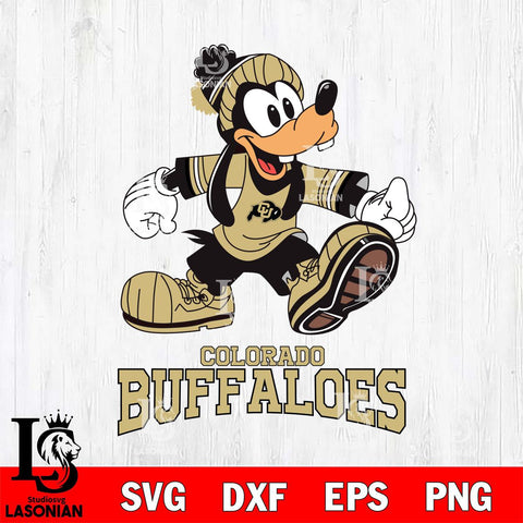 Colorado Buffaloes Goofy Cool Sport SVG DXF EPS PNG FILE,NCAA svg ,Football Digital Download,Instant Download, Silhouette