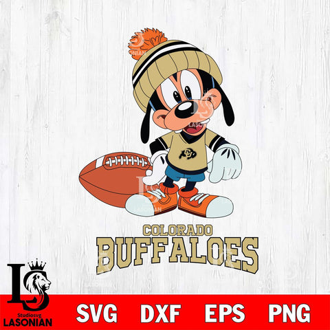 Colorado Buffaloes Goofy Football SVG DXF EPS PNG FILE,NCAA svg ,Football Digital Download,Instant Download, Silhouette