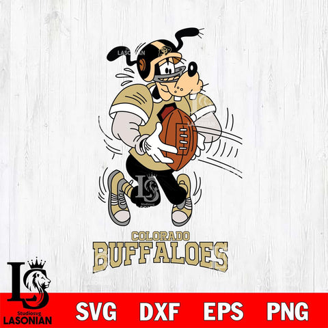 Colorado Buffaloes Goofy Sport Football SVG DXF EPS PNG FILE,NCAA svg ,Football Digital Download,Instant Download, Silhouette