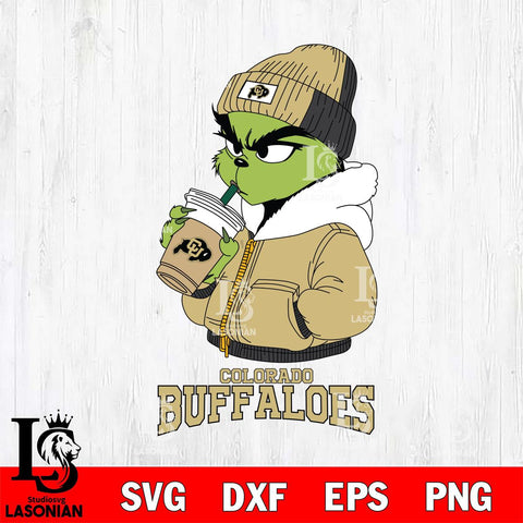 Colorado Buffaloes Grinch Bougie Christmas Cut Files Cricut, Svg Dxf Eps Png file, Digital download , Silhouette