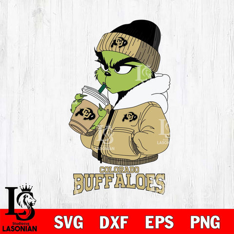 Colorado Buffaloes Grinch Bougie Sport Svg Eps Dxf Png File, Digital Download, Instant Download