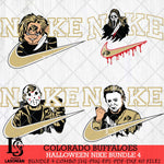 Colorado Buffaloes Halloween Nike NCAA Bundle 4 Svg Eps Dxf Png File, Digital Download, Instant Download