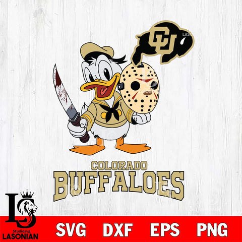 Colorado Buffaloes Jason Voorhees 12 Svg Eps Dxf Png File, Digital Download