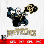 Colorado Buffaloes Jason Voorhees 5 Svg Eps Dxf Png File, Digital Download