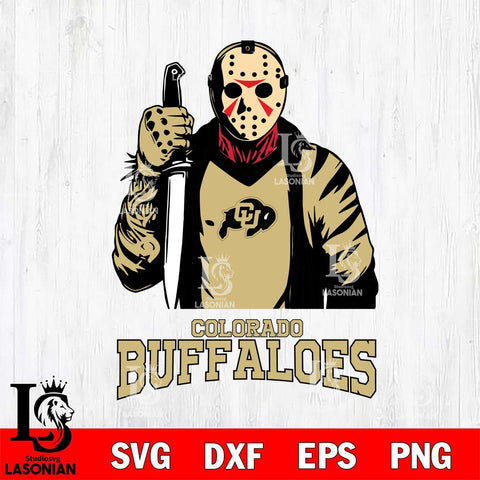 Colorado Buffaloes Jason Voorhees 6 Svg Eps Dxf Png File, Digital Download