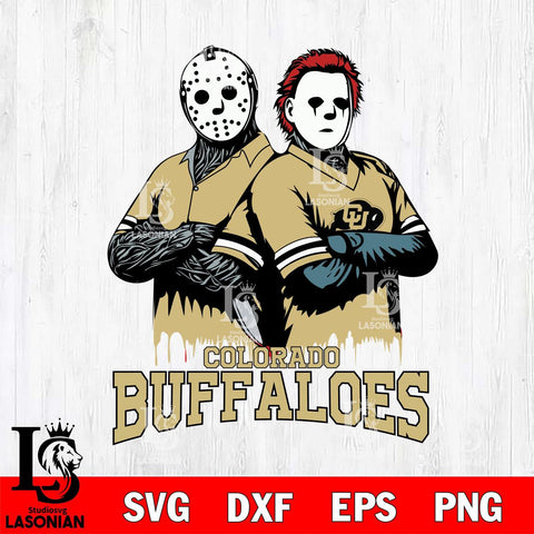 Colorado Buffaloes Jason Voorhees 8 Svg Eps Dxf Png File, Digital Download