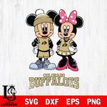 Colorado Buffaloes Mickey Minnie Mouse Pink Svg Eps Dxf Png File, NCAA svg , File Cut , Digital Download , Instant Download, Cut Svg Files