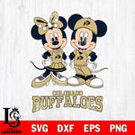 Colorado Buffaloes Mickey Minnie Mouse rugby ball Svg Eps Dxf Png File, NCAA svg , File Cut , Digital Download , Instant Download, Cut Svg Files