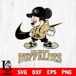 Colorado Buffaloes Mickey Mouse NIKE, Svg Eps Dxf Png File, Digital Download