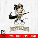 Colorado Buffaloes Minnie Mouse Dancing NIKE, Svg Eps Dxf Png File, Digital Download