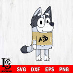 Colorado Buffaloes Muffin Bluey Svg Eps Dxf Png File, Digital Download, Instant Download