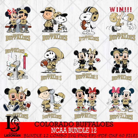 Colorado Buffaloes NCAA Bundle 12 Svg Eps Dxf Png File,Bundle NCAA svg , Digital Download , Instant Download, Cricut File