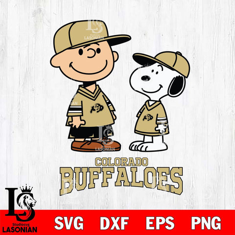 Colorado Buffaloes Peanuts Snoopy Football SVG DXF EPS PNG FILE,Snoopy File Cut, NCAA Digital Download,Instant Download,Christmas Silhouette
