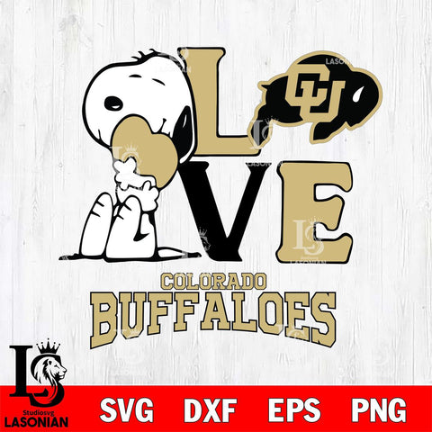Colorado Buffaloes Snoopy Sport 10 Svg Eps Dxf Png File, Digital Download