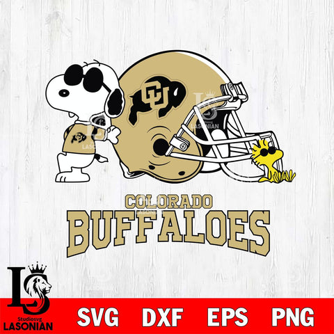 Colorado Buffaloes Snoopy Sport 2 Svg Eps Dxf Png File, Digital Download