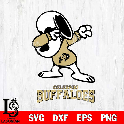 Colorado Buffaloes Snoopy Sport 3 Svg Eps Dxf Png File, Digital Download