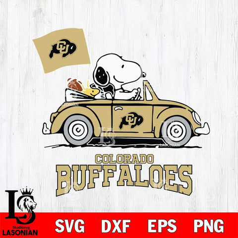 Colorado Buffaloes Snoopy Sport 5 Svg Eps Dxf Png File, Digital Download