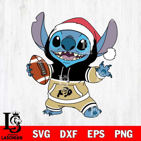 Colorado Buffaloes Stitch Football Christmas File Cut, NCAA SVG DXF EPS PNG FILE, Digital Download , Criucut , Silhouette