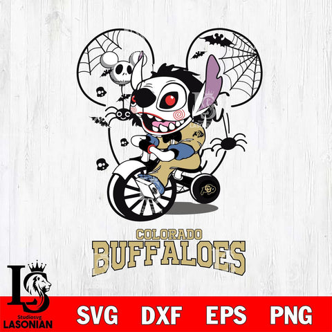 Colorado Buffaloes Stitch Jigsaws Halloween Svg Eps Dxf Png File, Digital Download, Instant Download