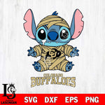 Colorado Buffaloes Stitch Mummy Svg Eps Dxf Png File, NCAA svg, Digital Download, Instant Download