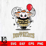Colorado Buffaloes Stitch Pennywise Halloween Svg Eps Dxf Png File, Digital Download, Instant Download