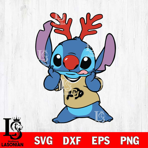 Colorado Buffaloes Stitch Reindeer Svg Eps Dxf Png File, Digital Download, Instant Download