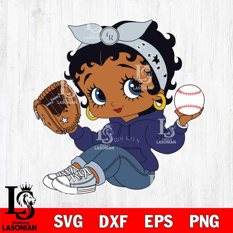 Colorado Rockies Betty Boop MLB Svg Eps Dxf Png File,MLB svg, Digital Download, Instant Download