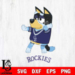 Colorado Rockies Bluey Dad Dance Svg Eps Dxf Png File, Digital Download, Instant Download