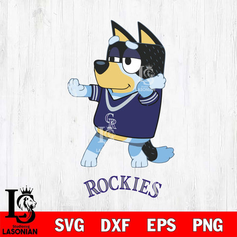 Colorado Rockies Bluey Dad Dance Svg Eps Dxf Png File, Digital Download, Instant Download