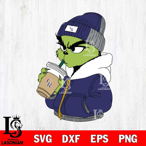 Colorado Rockies Boujee Grinch 6 Svg Eps Dxf Png File, Digital Download, Instant Download